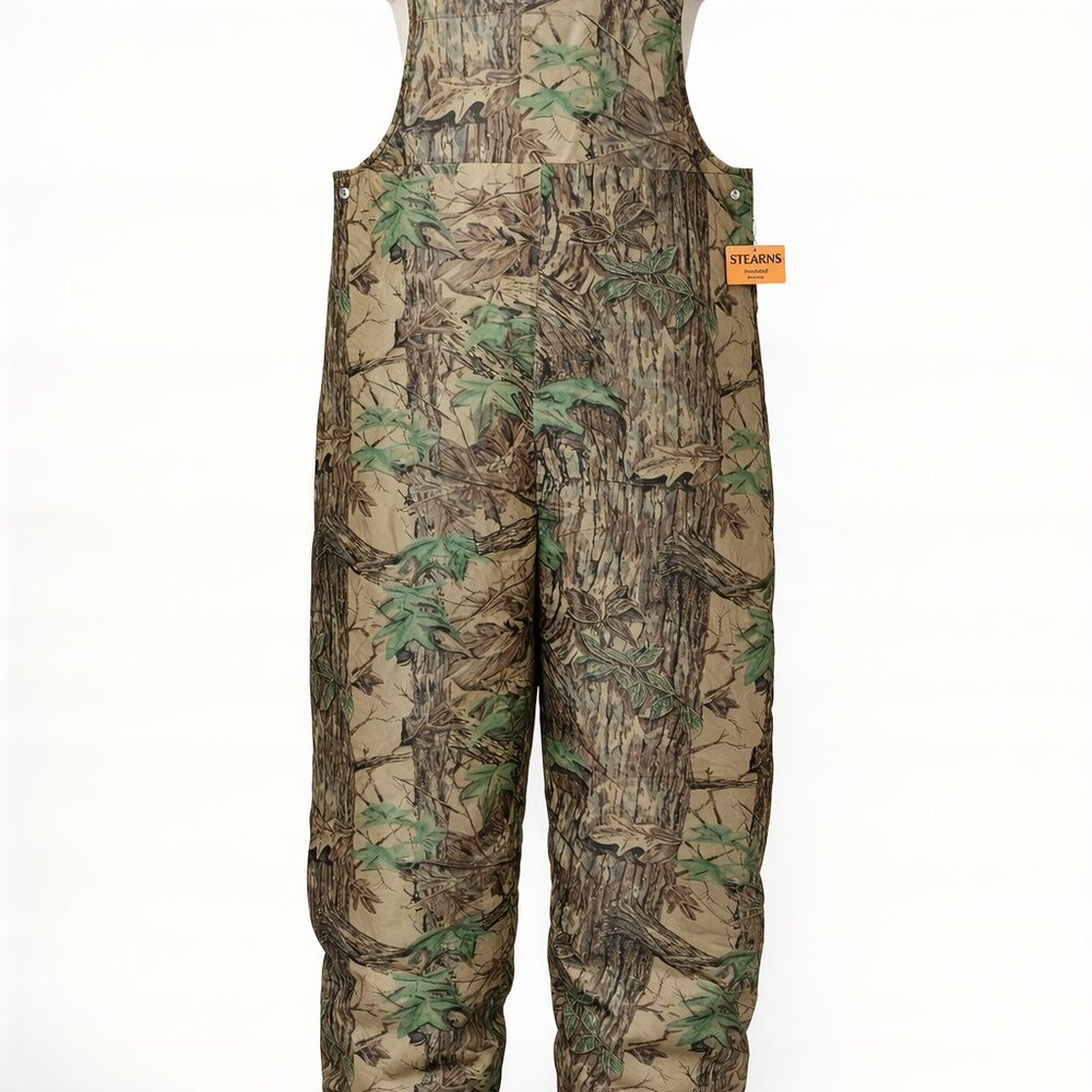 Stearns Insulated Rainbibs Men’s LARGE Camo Brand New Never Worn / Used